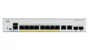 image of Catalyst C1000-8FP-E-2G-L - Managed - L2 - Gigabit Ethernet (10/100/1000) - Full duplex - Power over Ethernet (PoE)