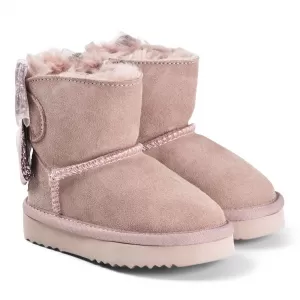Image of Lelli Kelly Girls Winniepeg Bow Ankle Boot - Pink, Size 9 Younger