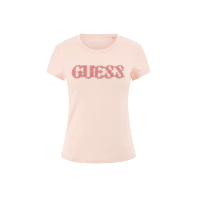 Image of Guess T-Shirt with pony hair logo For Her Guess R5 Rose Female S