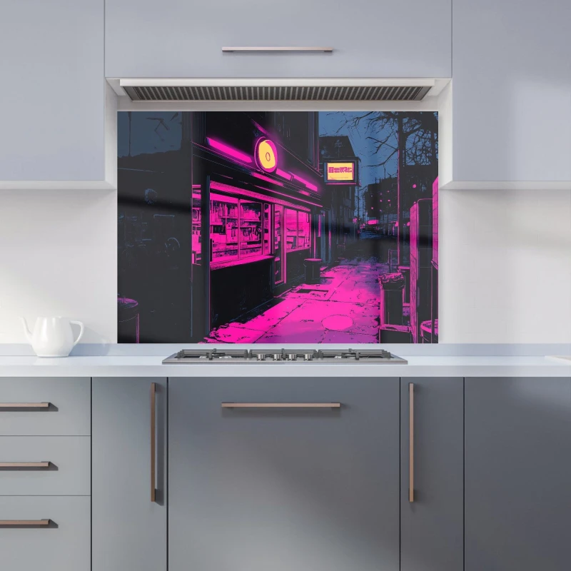 Image of Designer Kitchen Splashbacks Dante Mercer: 00002 Kitchen Splashback Size: 700mm x 650mm Multicolor Unisex 700mm x 650mm