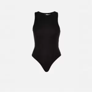 Missguided Racer Neck Bodysuit - Black