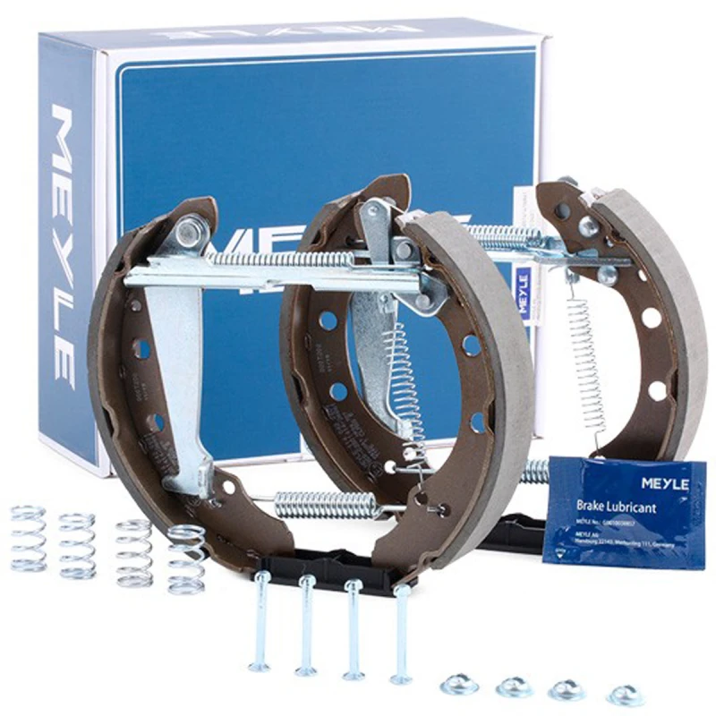 Image of MEYLE 114 533 0003/K Brake Set, drum brakes Rear Axle, with accessories, Original Quality Brake Set,drum brakes (3859)