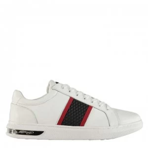 Image of Ed Hardy Hardy Blade Trainers - White/Black