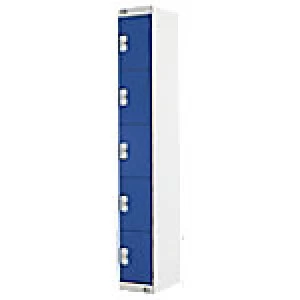 Image of LINK51 Locker Nest Grey, Blue 300 x 450 x 1,800 mm