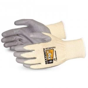 Image of Superior Glove Dexterity Pu Palm Coated Cut Resistant Grey 10 Ref
