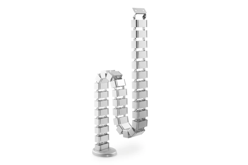 Image of Digitus DA-90506 Spiral cable wrap Metal Silver ABS plastic 130cm ... DA-90506