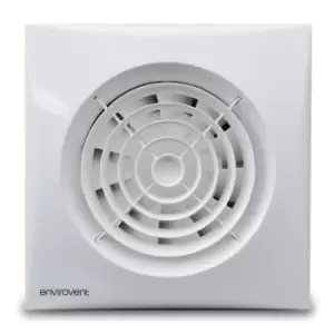 image of Envirovent Silent 100 Humidity Timer 4' 230V Extractor Fan 100mm - SIL100HT