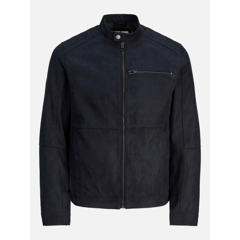 Image of Jack and Jones Dylan Biker Jacket Mens Jet Black male S