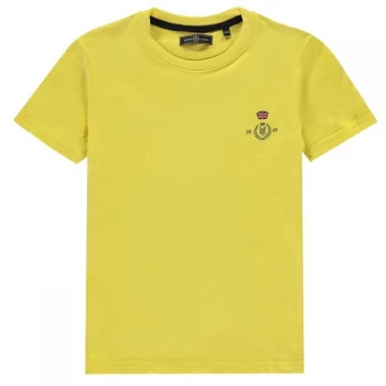 image of Henri Lloyd Crest T-Shirt - Golden Kiwi