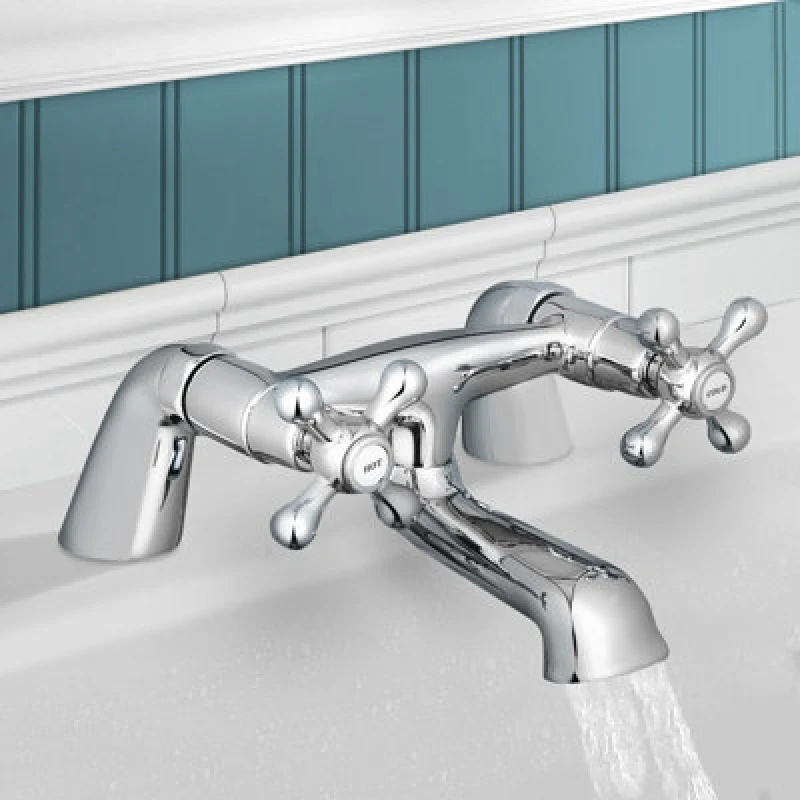 Image of Nes Home Victorian Traditional Bathroom Bath Filler Tap