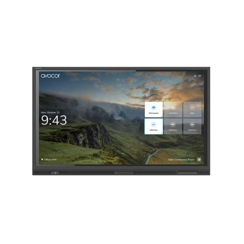 Image of Avocor E series AVE-8640 85 TOUCH interactive whiteboard 2.18 m...