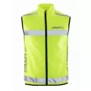 Image of Craft Unisex Adult Running Hi-Vis Vest (M) (Neon Yellow) - Neon Yellow