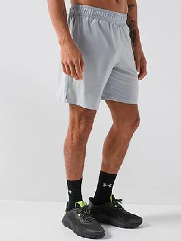 Image of Under Armour UA Tech Woven Wordmark Shorts Woven Shorts S Grey 43315969350