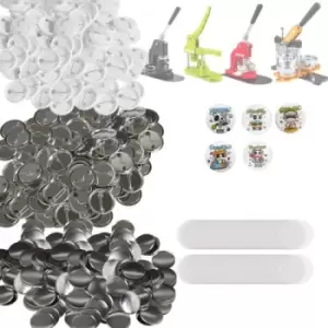 Image of VEVOR 1.25" 32mm Button Badge Parts Supplies for Button Maker Machine 500 Sets