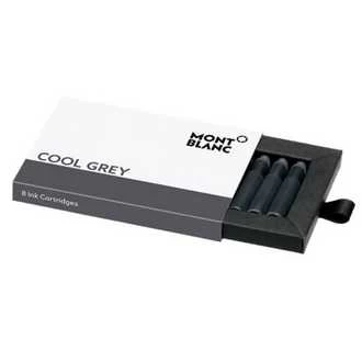 Image of Mont Blanc - Ink Cartridges, Cool Grey - Ink Cartridge - Grey