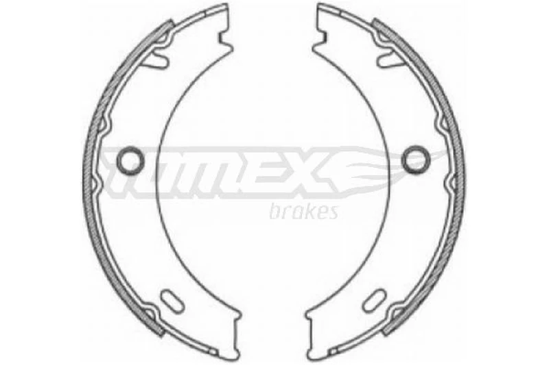 Image of TOMEX brakes Brake Shoe Set TOMEX brakes TX 21-18