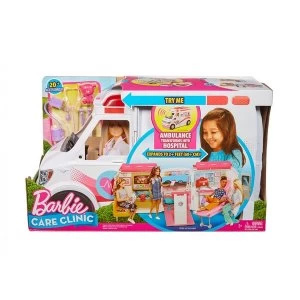 image of Barbie - Barbie Careers Care Clinic Ambulance