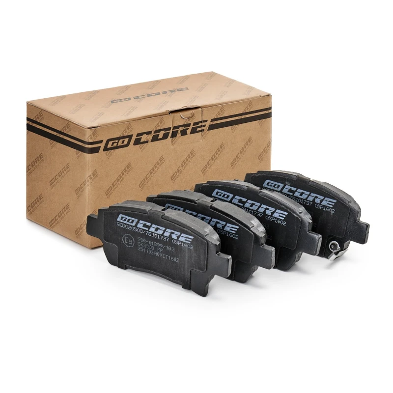 Image of goCORE GCD020500 Brake pad set with acoustic wear warning Brake Pad Set,disc brake (402)