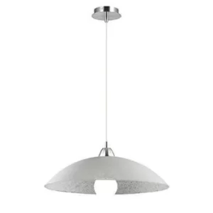 image of Lana 1 Light Small Dome Ceiling Pendant Chrome, E27