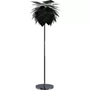 image of Pineapple Medium Floor Lamp Black 45cm