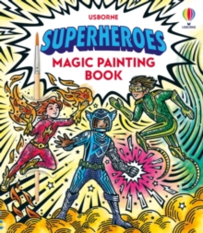 Image of Superheroes Magic Painting Book Paperback / softback