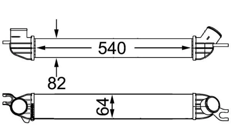 Image of Intercooler MAHLE CI 188 000S