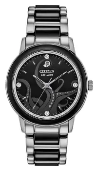 Image of Citizen EM0748-51W Disney Villains Ursula Diamond-Set Eco- Watch