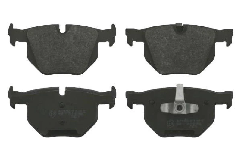 Image of SWAG 20 91 6587 Brake pad set Rear Axle, prepared for wear warning indicator, with piston clip Brake Pad Set,disc brake (402)