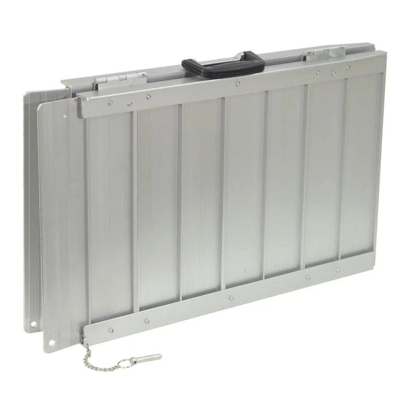 Image of Loops 2ft Lightweight Portable Suitcase Ramp - Milled Tread - 272kg Weight Limit Multi
