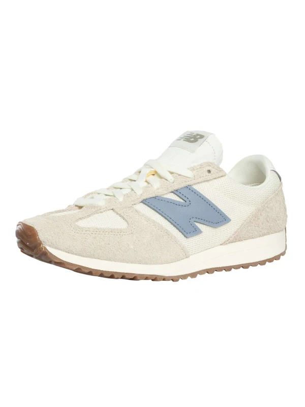 Image of New Balance 471 Suede Trainers Timberwolf/Angora/Dusk Shower 7 UK