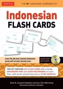 Image of Indonesian Flash Cards : Learn the 300 most common Indonesian words with all their derived forms (Audio CD Included)