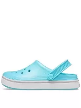 image of Crocs Crocband Clean Clog Toddler, Blue, Size 4 Younger