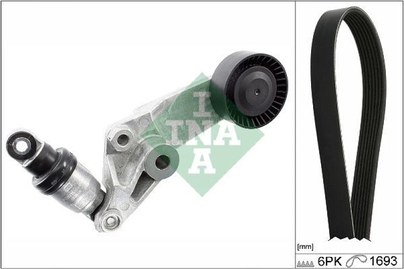 Image of V-Ribbed Belt Set INA 529 0473 10