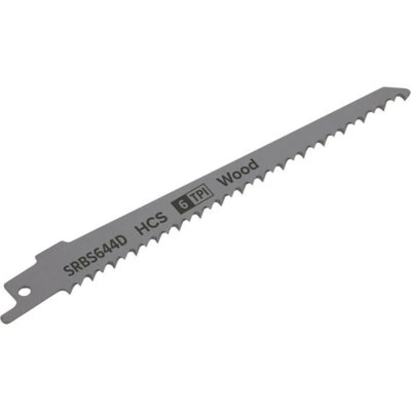 Image of Loops 5 PACK 150mm HCS Reciprocating Saw Blade - 6 TPI - Milled Side Set Teeth Multi