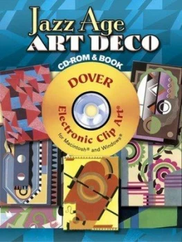 Image of Jazz Age Art Deco Cd-Rom and Book by Serge Gladky Paperback