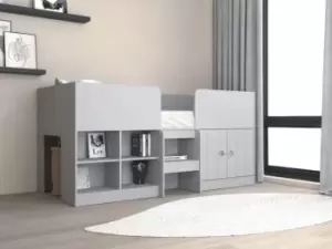 Image of Seconique Orlando Dove Grey Wooden Low-Sleeper Bed Frame