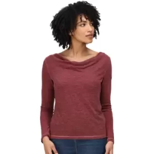 Image of Regatta Womens/Ladies Frayda Lightweight Wool Cowl Neck Longsleeve Top 18 - Bust 43' (109cm)