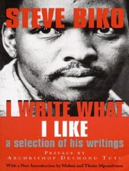 Image of I Write What I like by Steve Biko and Aelred Stubbs Paperback