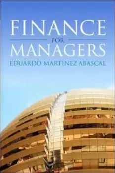 Image of Finance for managers by Eduardo Martinez Abascal