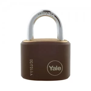 image of Yale 15mm Brass Padlocks - Pack of 4