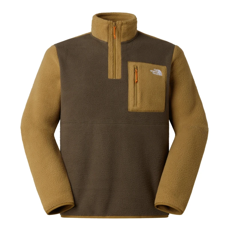 Image of The North Face Yumiori Quarter Zip Unisex Adults New Taupe Green male Medium