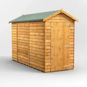 image of 10x4 Power Overlap Windowless Apex Garden Shed