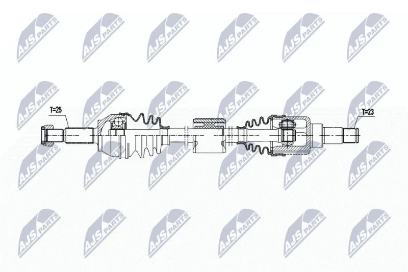 Image of NTY Drive shaft NTY NPW-FR-171