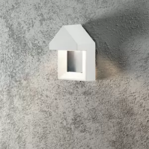 Image of Konstsmide Cosenza Outdoor Modern Wall Light White High Power LED 5W, IP54
