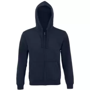 Image of SOLS Mens Spike Full Zip Hooded Sweatshirt (3XL) (French Navy)