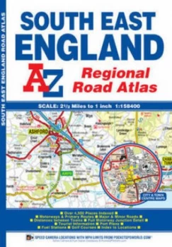 Image of South East England Regional Road Atlas by Geographers A-Z Map Company Paperback