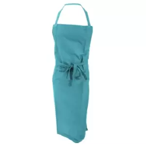 Image of Jassz Bistro Bib Apron / Hospitality & Catering (One Size) (Caribbean Blue)