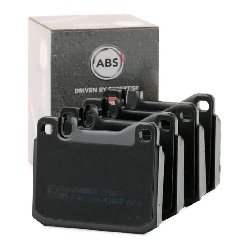 Image of A.B.S. 36418 Brake pad set prepared for wear warning indicator Brake Pad Set,disc brake (402)