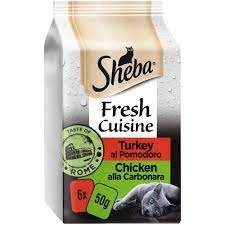 Sheba Fresh Cuisine Taste of Rome in Gravy Cat Food 6 x 50g