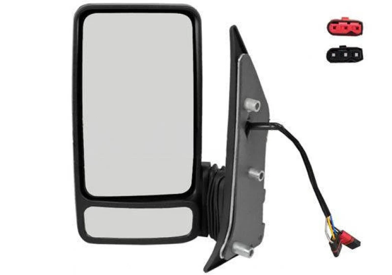 Image of ALKAR 9227977 Wing mirror Left, Electric, Convex Outside Mirror (50)